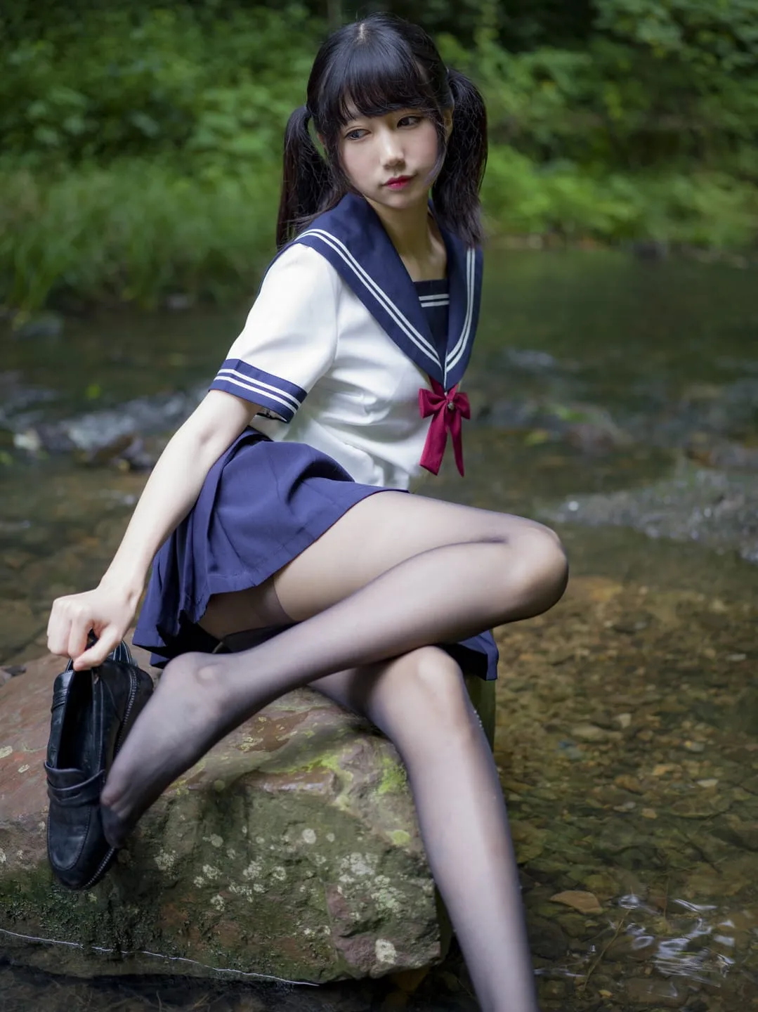 Nagisa魔物喵角色写真作品图集 Nagisa魔物喵水手服角色造型