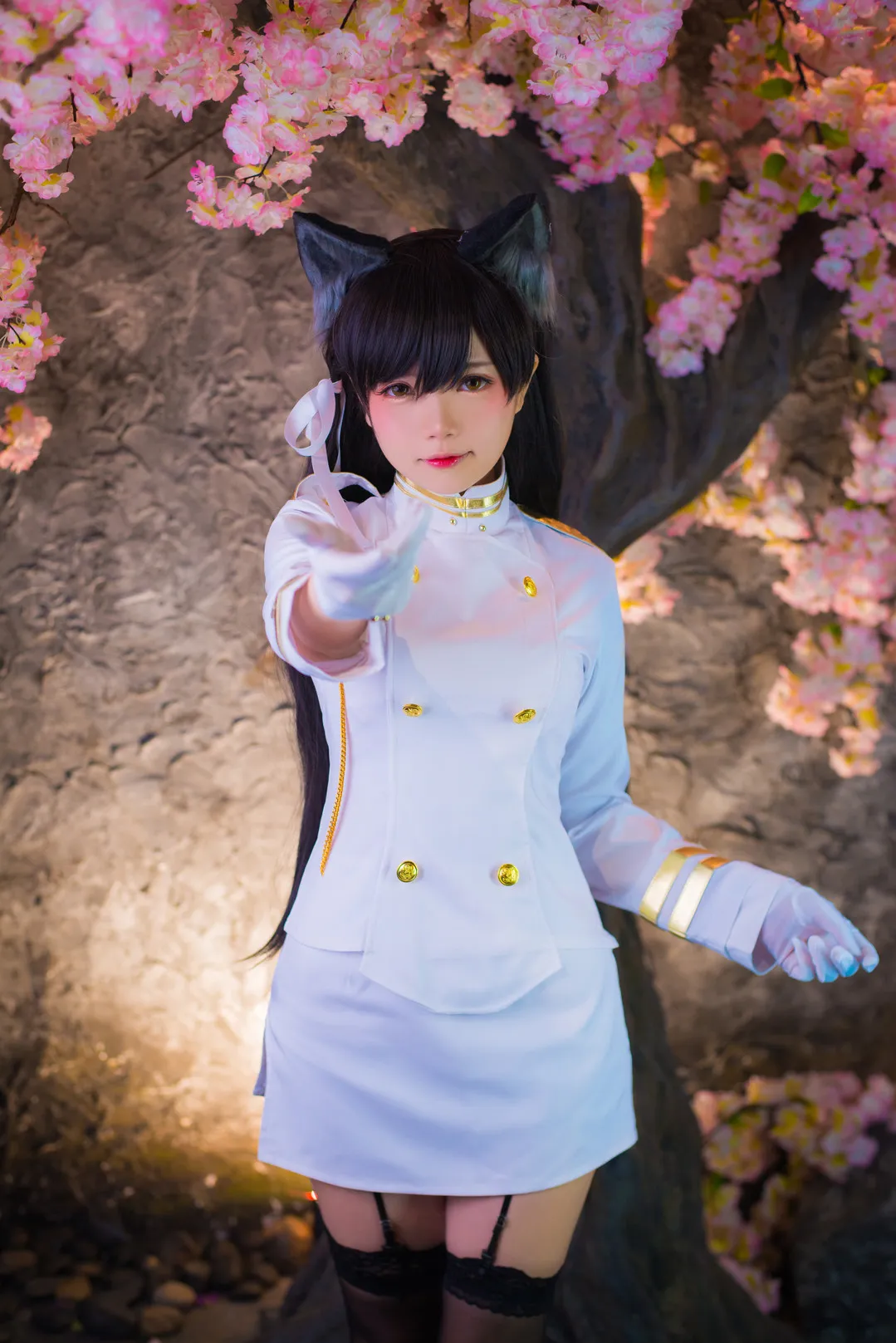 Miu只 cosplay 视觉风格作品整理 Miu只 动物元素白色服装角色造型