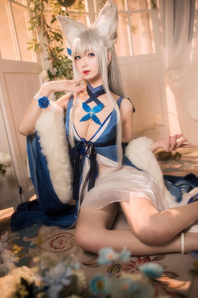 CoCo cosplay角色写真风格作品整理 蓝白配色幻想角色服装写真
