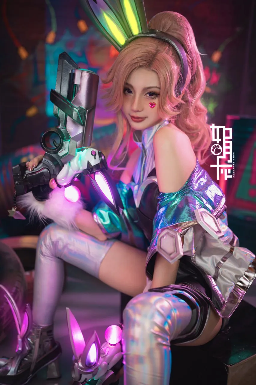 如月灰 cosplay 角色风格作品整理 格纹服装角色扮演照片
