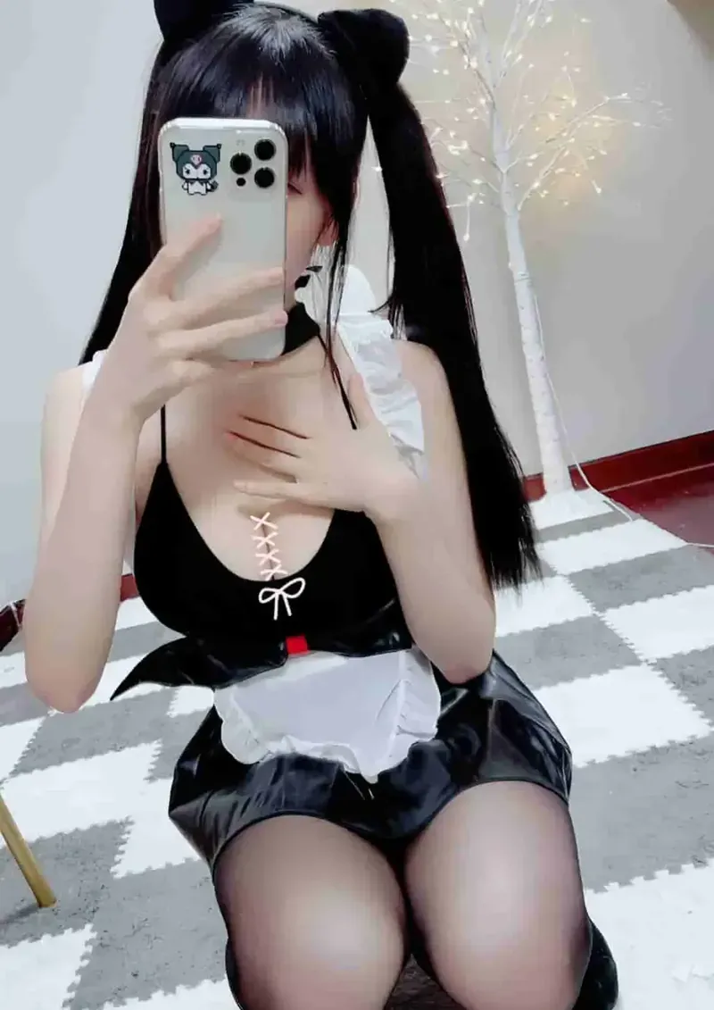奶瑶妹妹制服角色写真风格整理 黑色制服风格角色照片