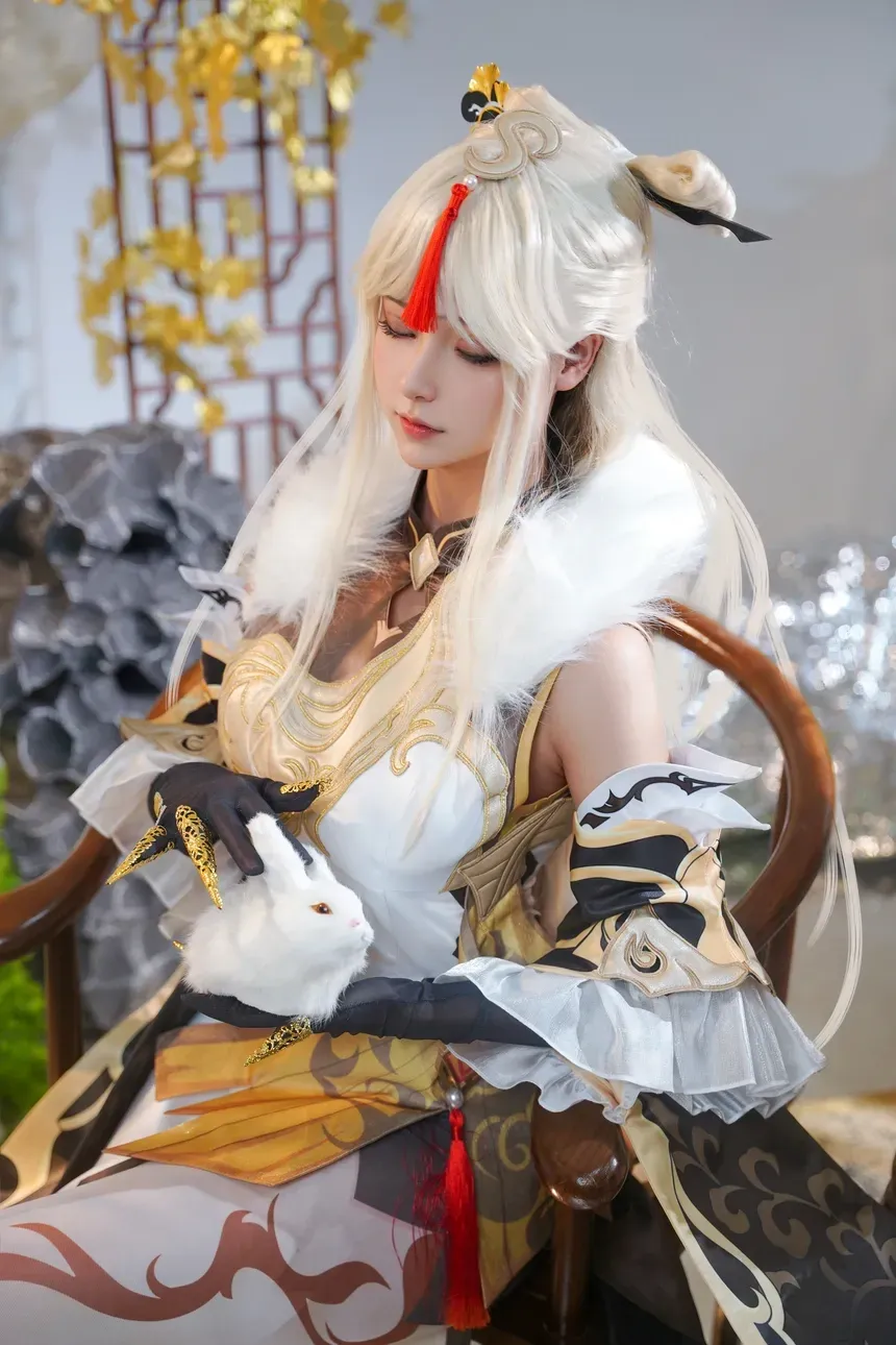 seya狮砸cosplay角色风格作品整理 白发东方幻想角色服装扮演照片