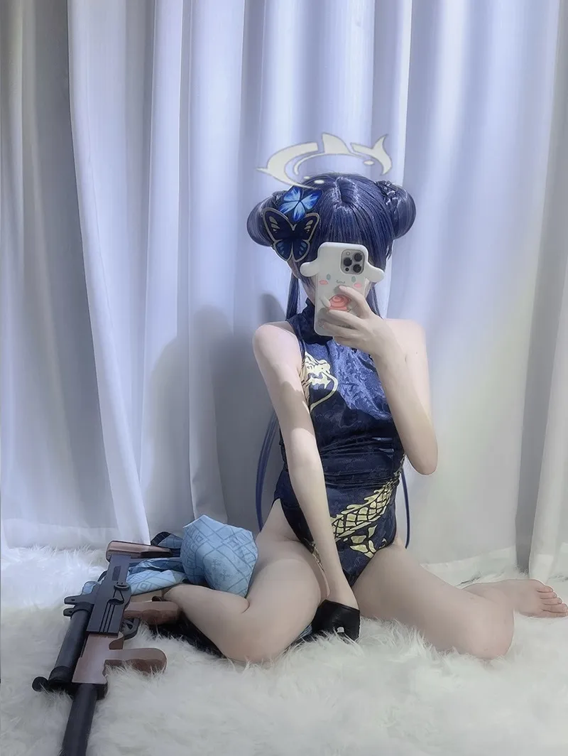 shibachipipa cosplay角色风格作品参考 深色东方风格服装角色扮演照片